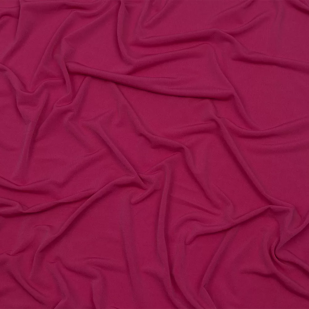 Stretch Polyester ITY Jersey – Fuchsia – Isadora Collection
