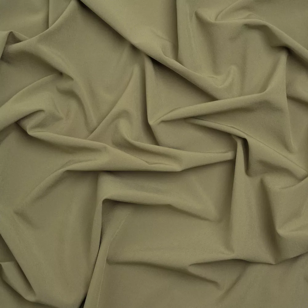 Stretch Polyester Woven – Sage Green