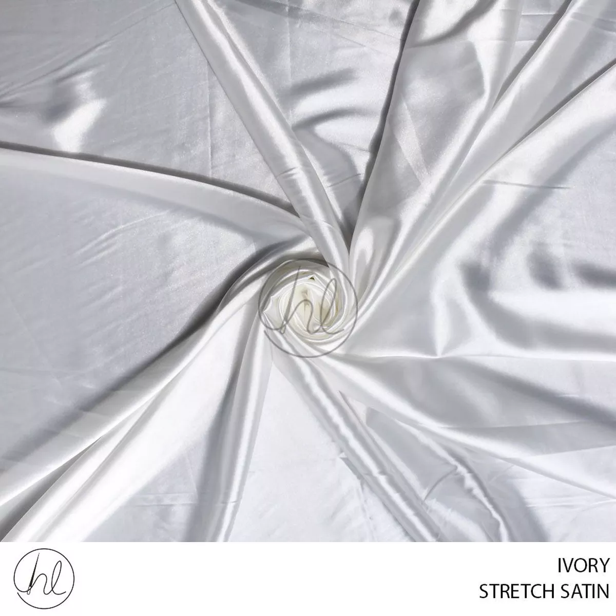 STRETCH SATIN 781 IVORY 150CM PER M