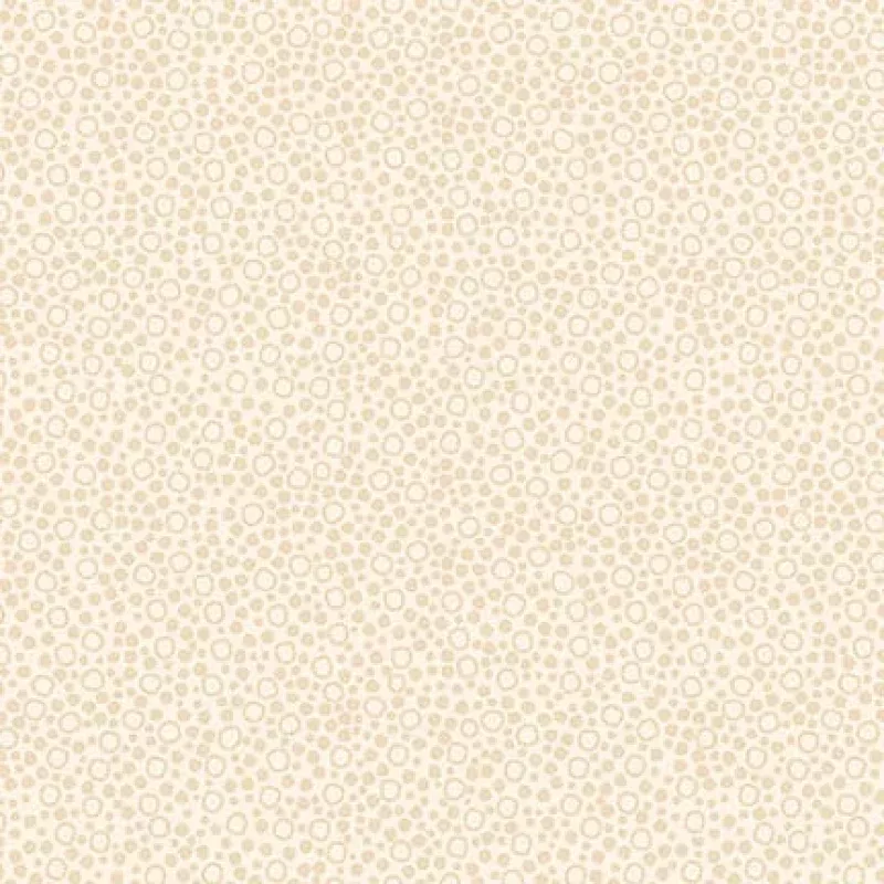 Studio E – M’Ocean – Tossed Dots and Circles Cream – 1/2 YARD CUT