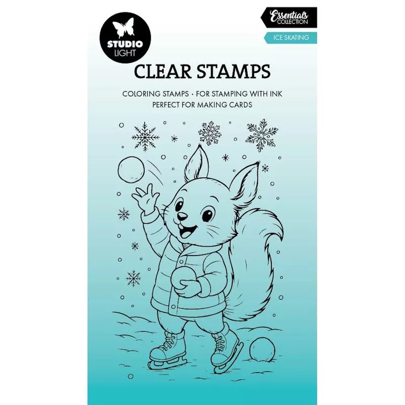 Studio Light Ice Skating Essentials Clear Stamp sl-es-stamp896*