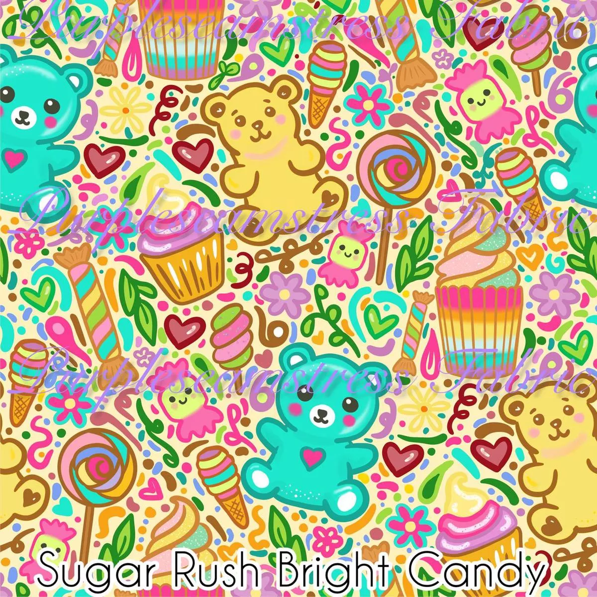 Sugar Rush Bright CandyFabric