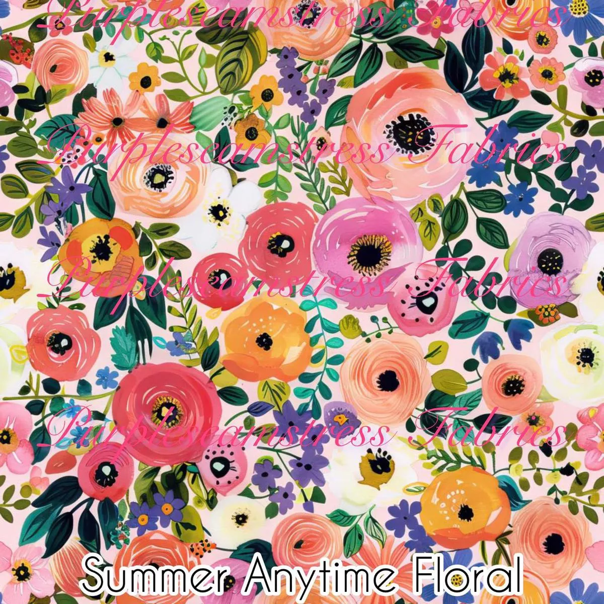 Summer Anytime FloralFabric