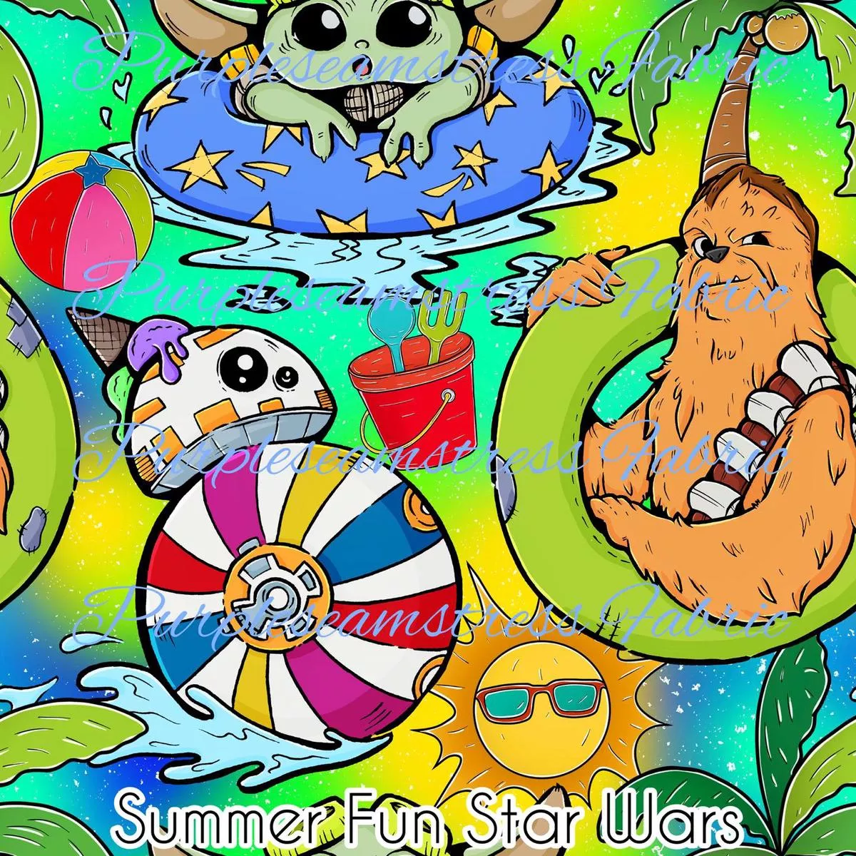 Summer Fun Star WarsFabric