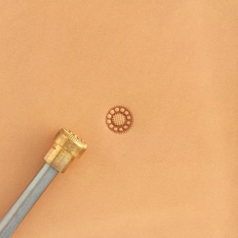 Sunflower Center Brass Stamp