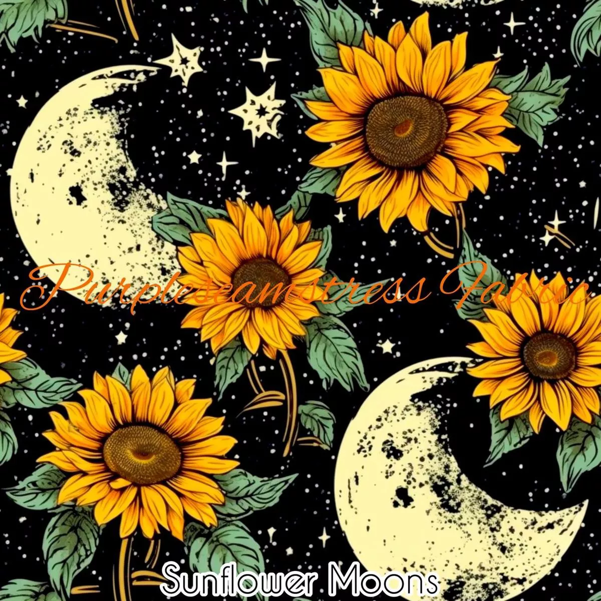 Sunflower MoonsFabric