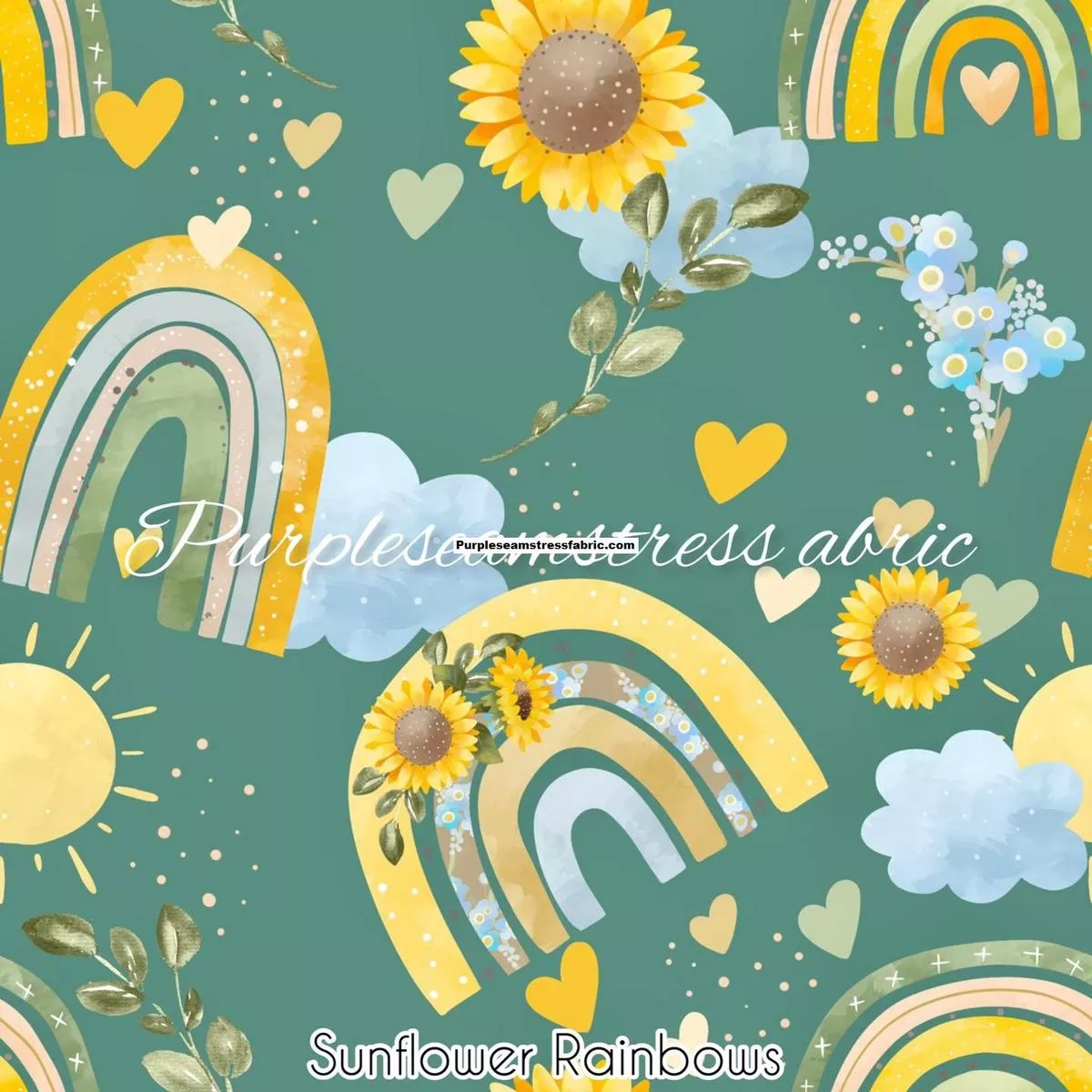 Sunflower RainbowsFabric