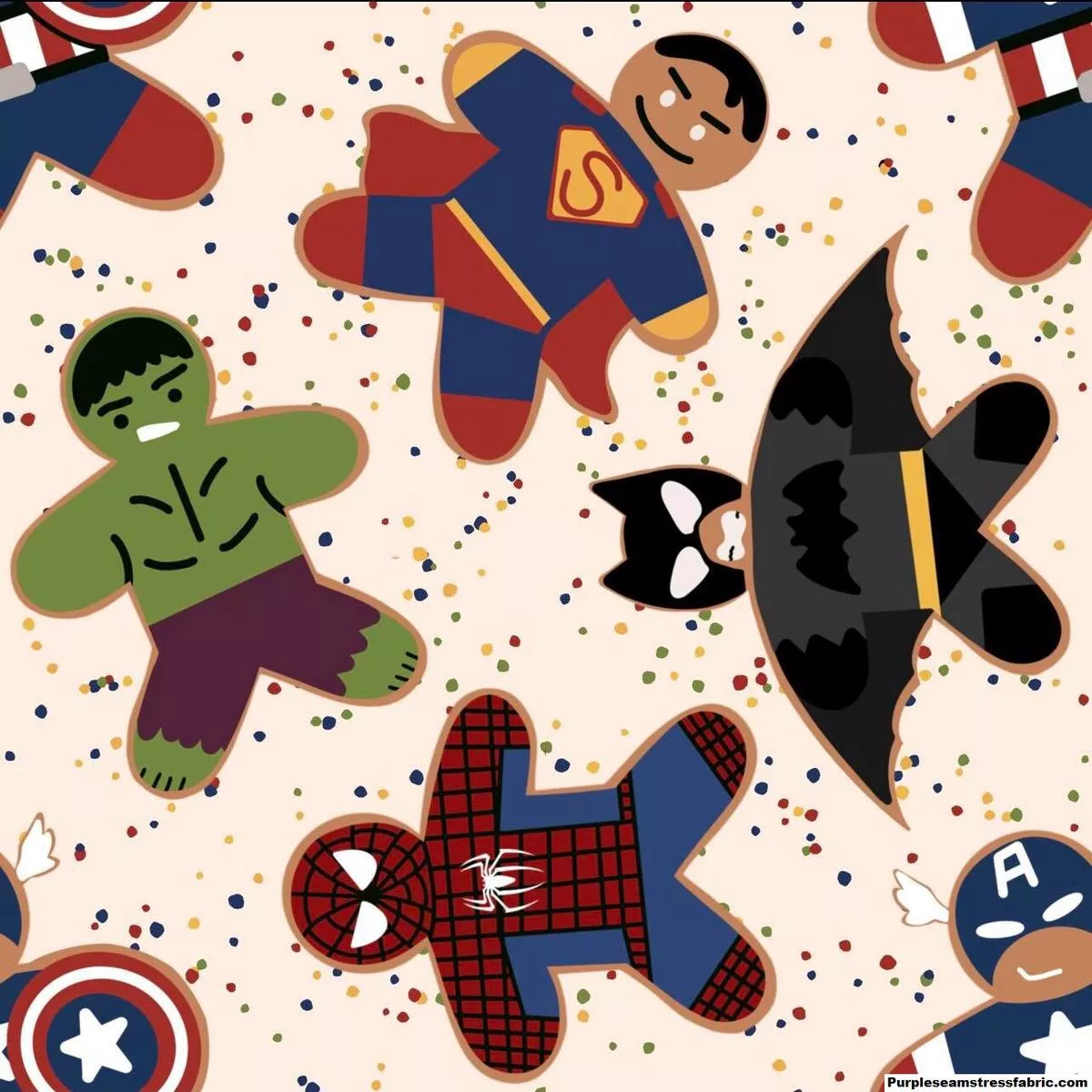 Superhero Gingerbread CookiesFa…