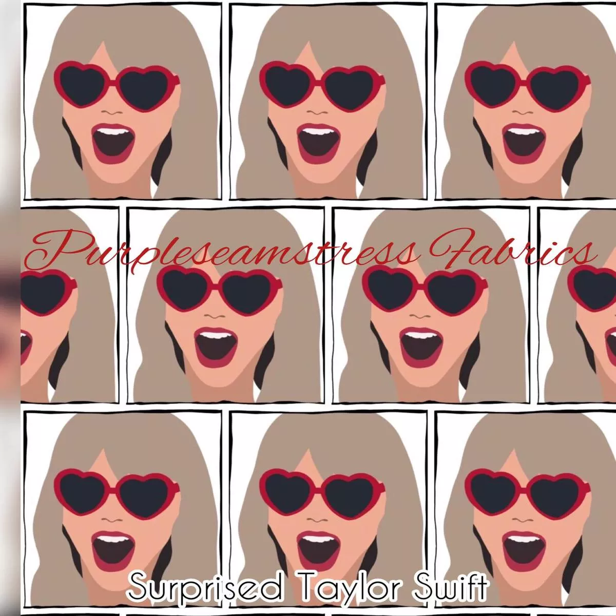Surprised Taylor SwiftFabric