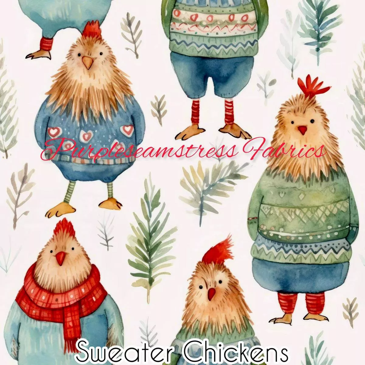 Sweater ChickensFabric