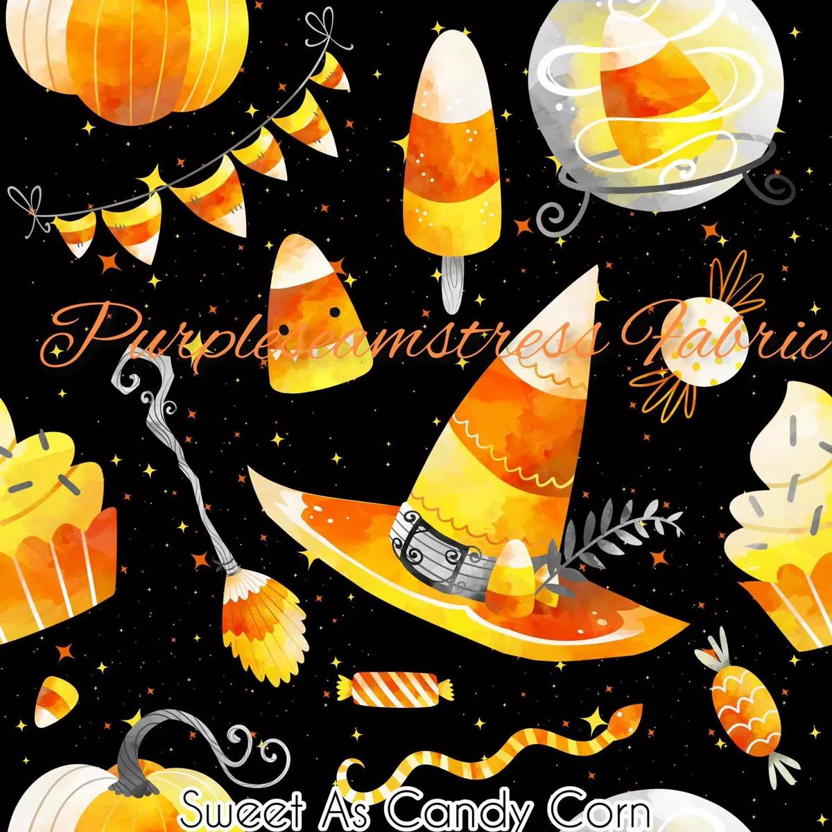 Sweet As Candy CornFabric