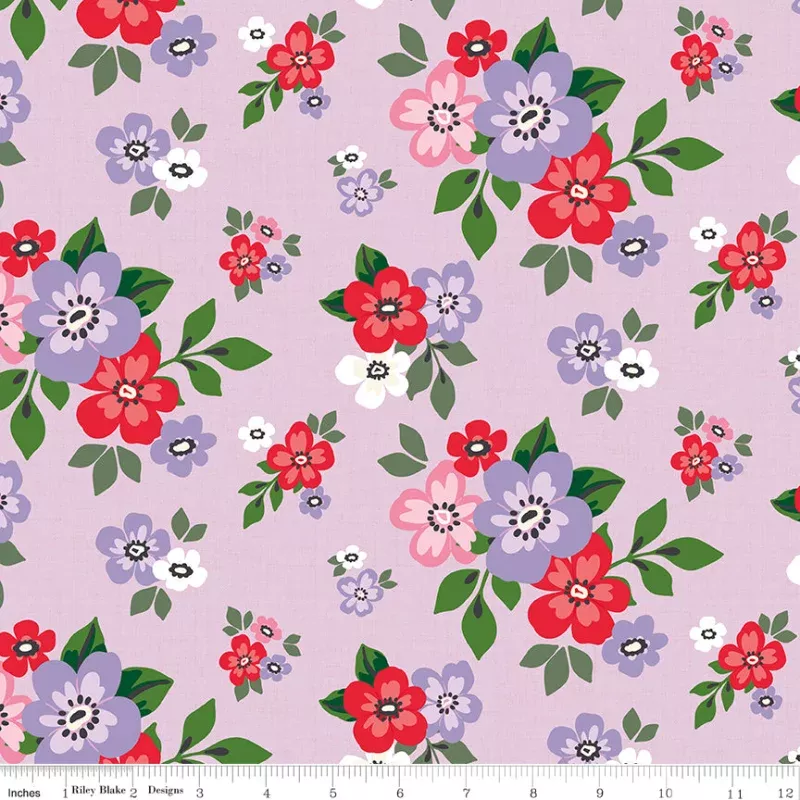 Sweet on You Main Lavender Quilt Fabric