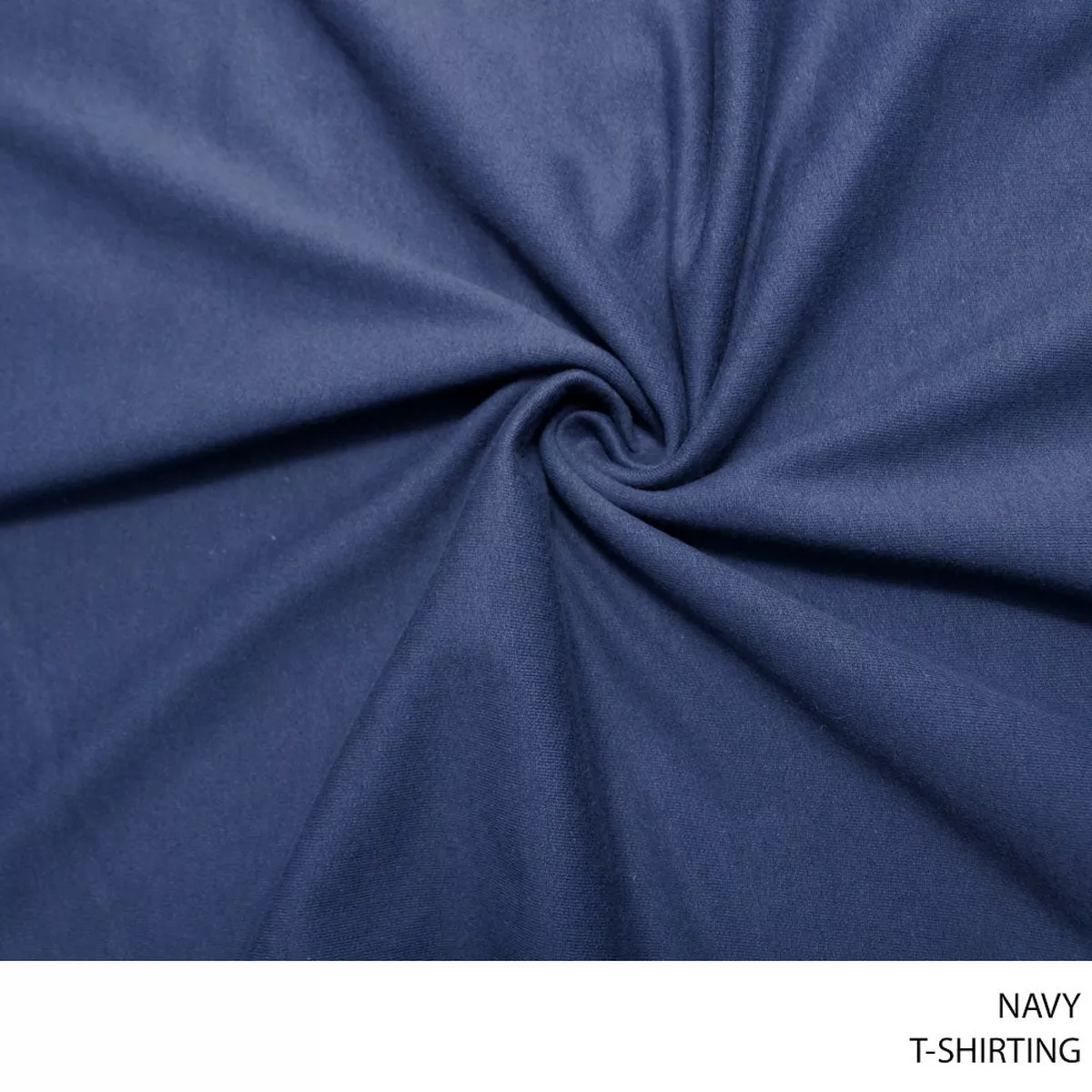 T-SHIRTING FABRIC NAVY ROLL ROLL 001