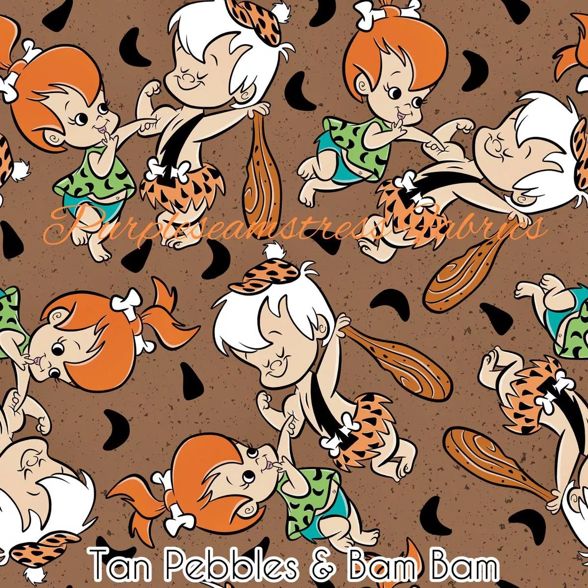Tan Pebbles & Bam BamFabri…