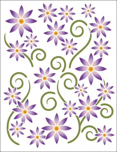 Tattoo Elementz – Asters Violet