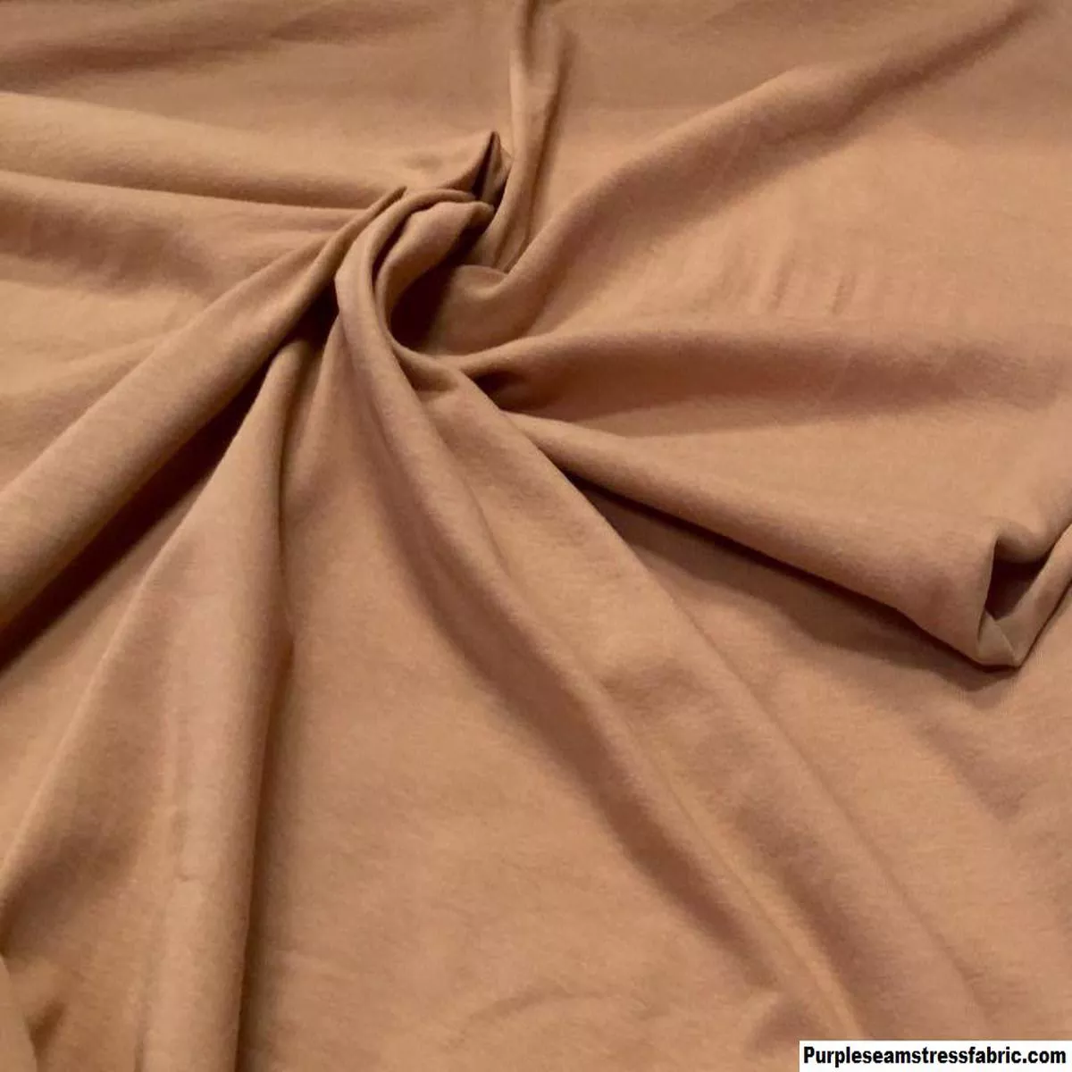 Taupe Cotton LycraFabric