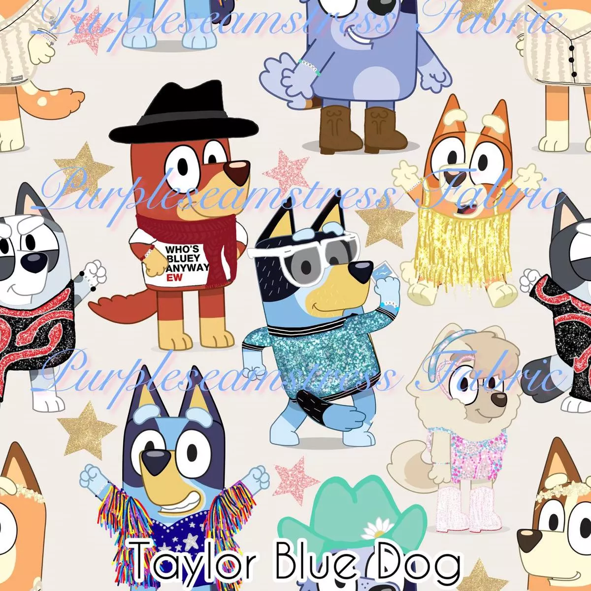 Taylor Blue DogFabric