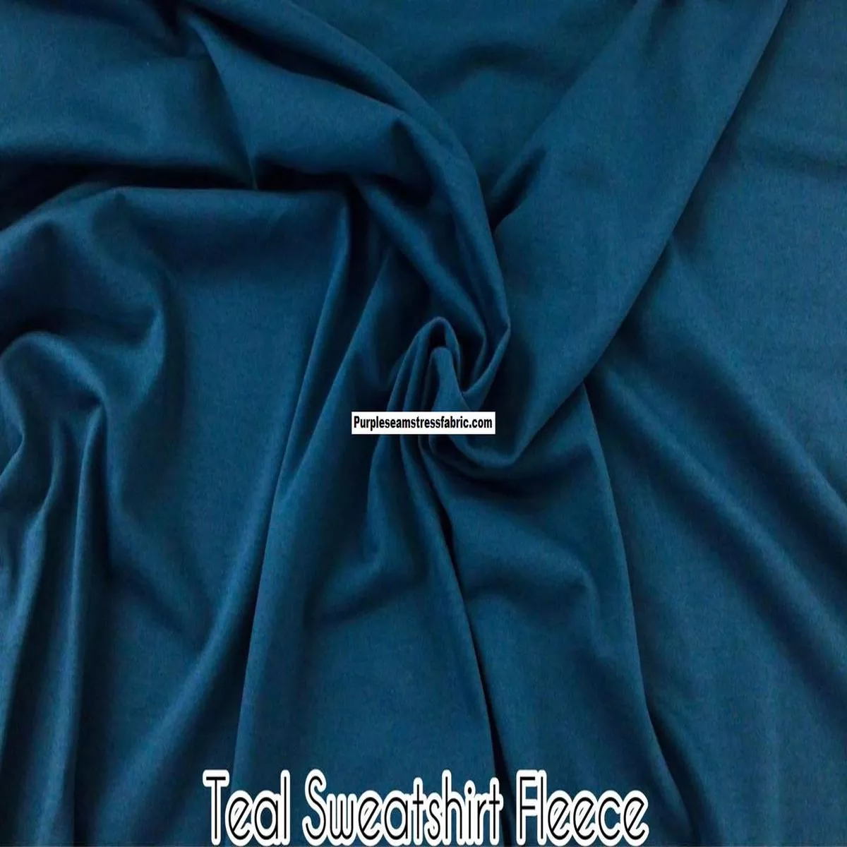 Teal Sweatshirt FleeceFabric