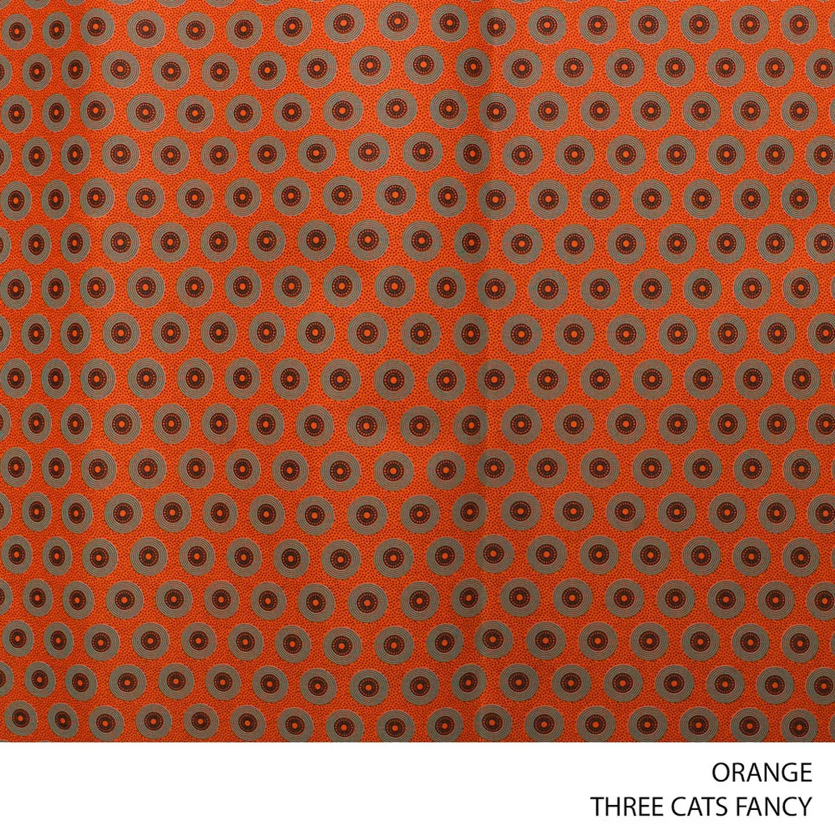 THREE CATS FANCY 90CM ORANGE ROLL006