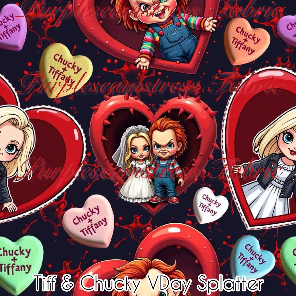 Tiff & Chucky Vday Splatter …