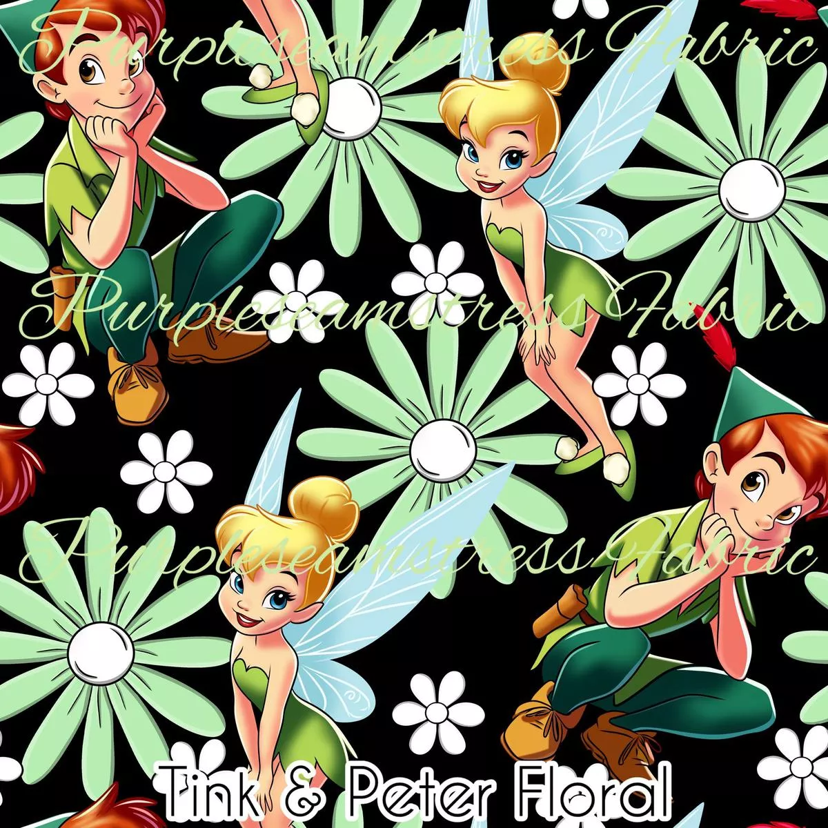 Tink & Peter FloralFabric