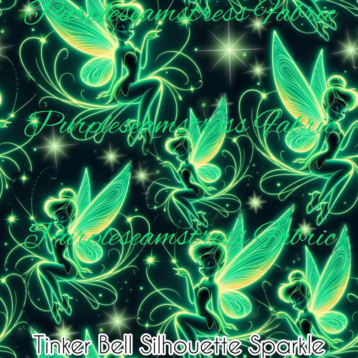 Tinker Bell Silhouette SparkleF…