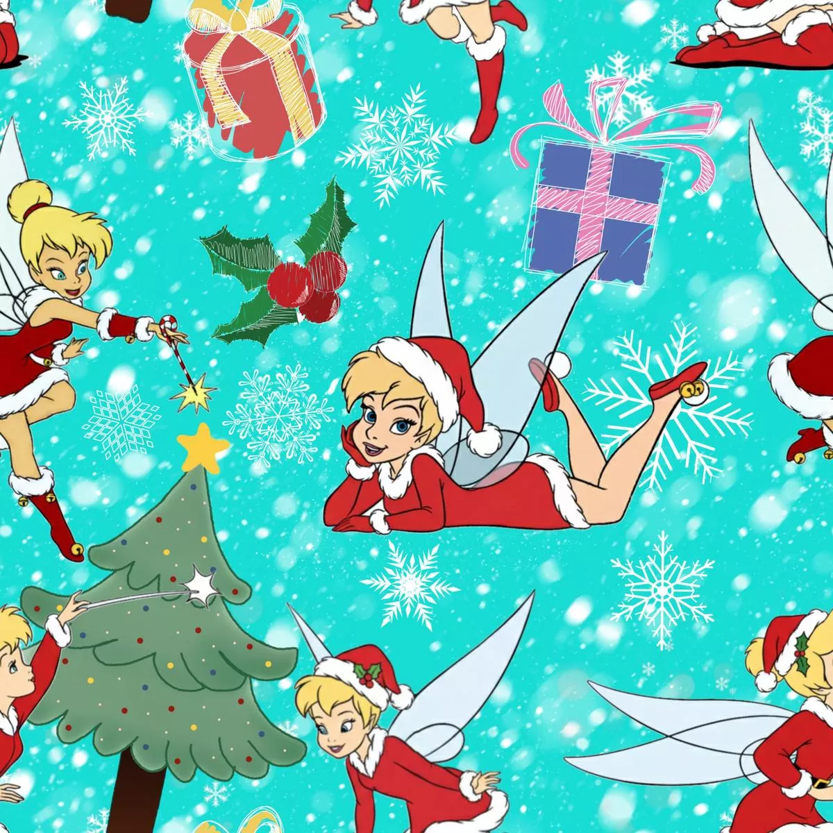 Tinkerbell ChristmasFabric