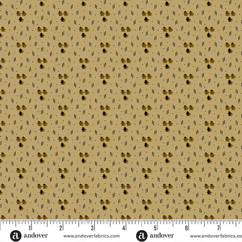 Toasted Trifecta A-5870-N Egg Shell Fabric