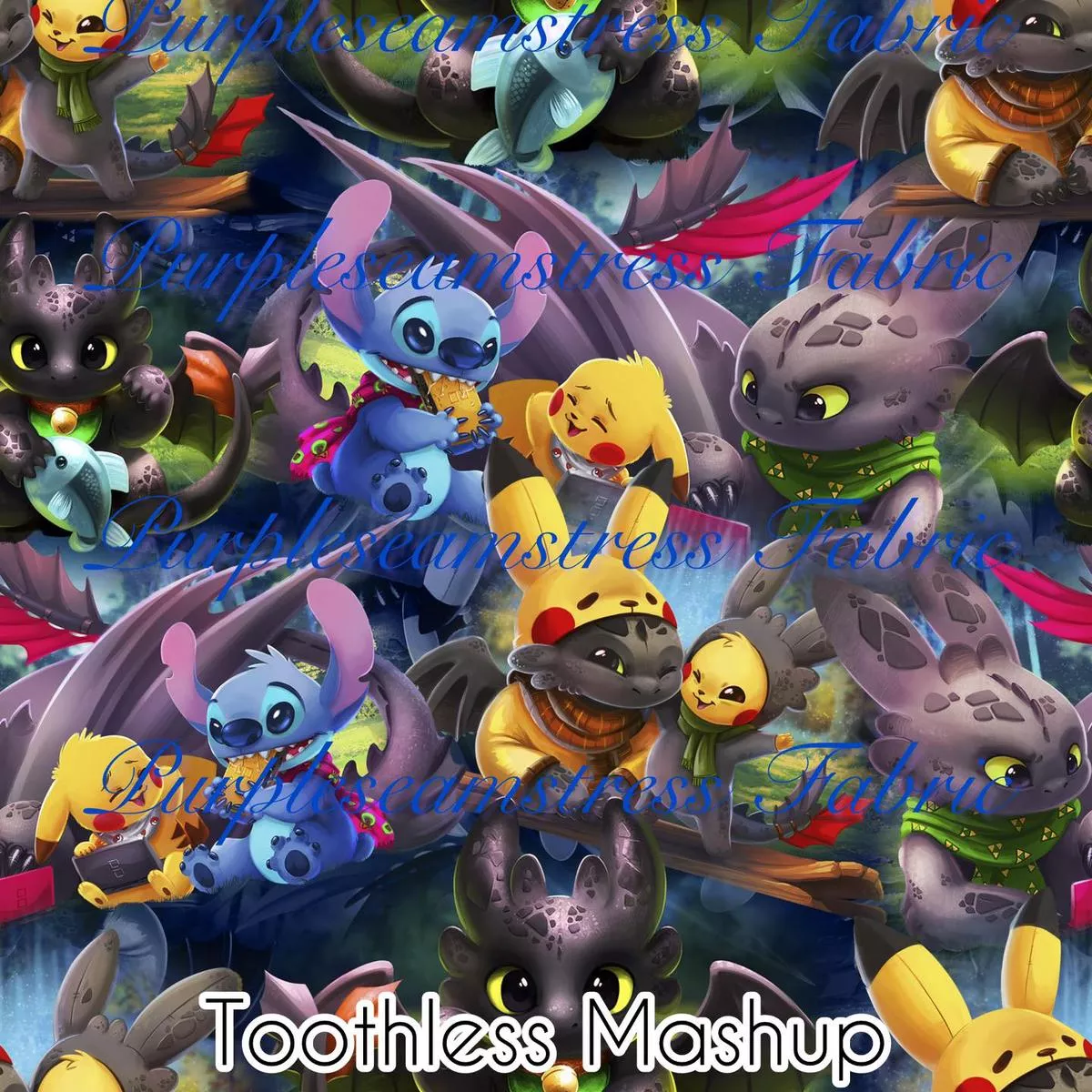 Toothless MashupFabric