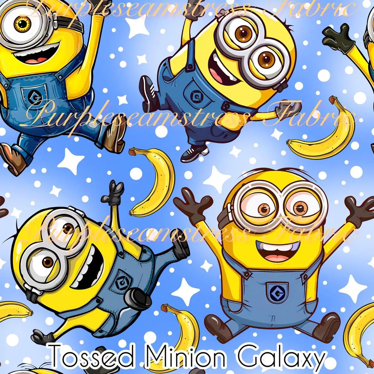 Tossed Minion GalaxyFabric