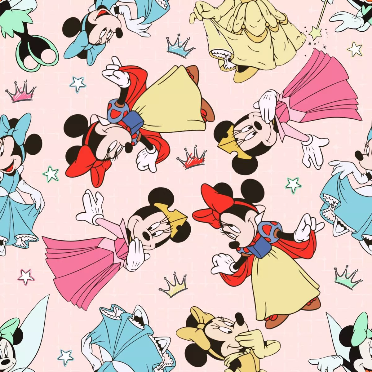 Tossed Mousy PrincessesFabric