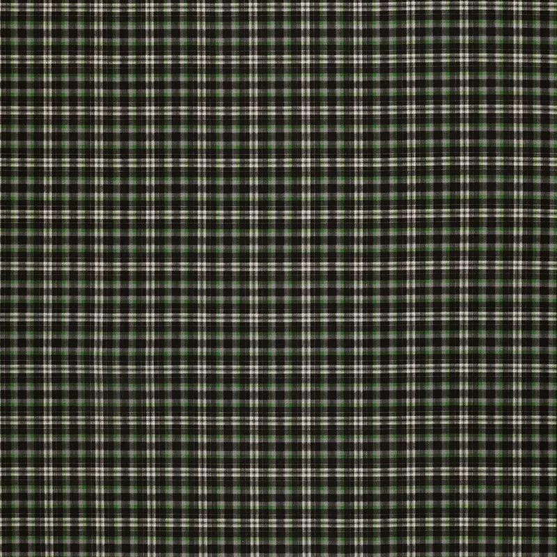 Touchdown Fabric Collection – Touchdown Plaid Black/Green