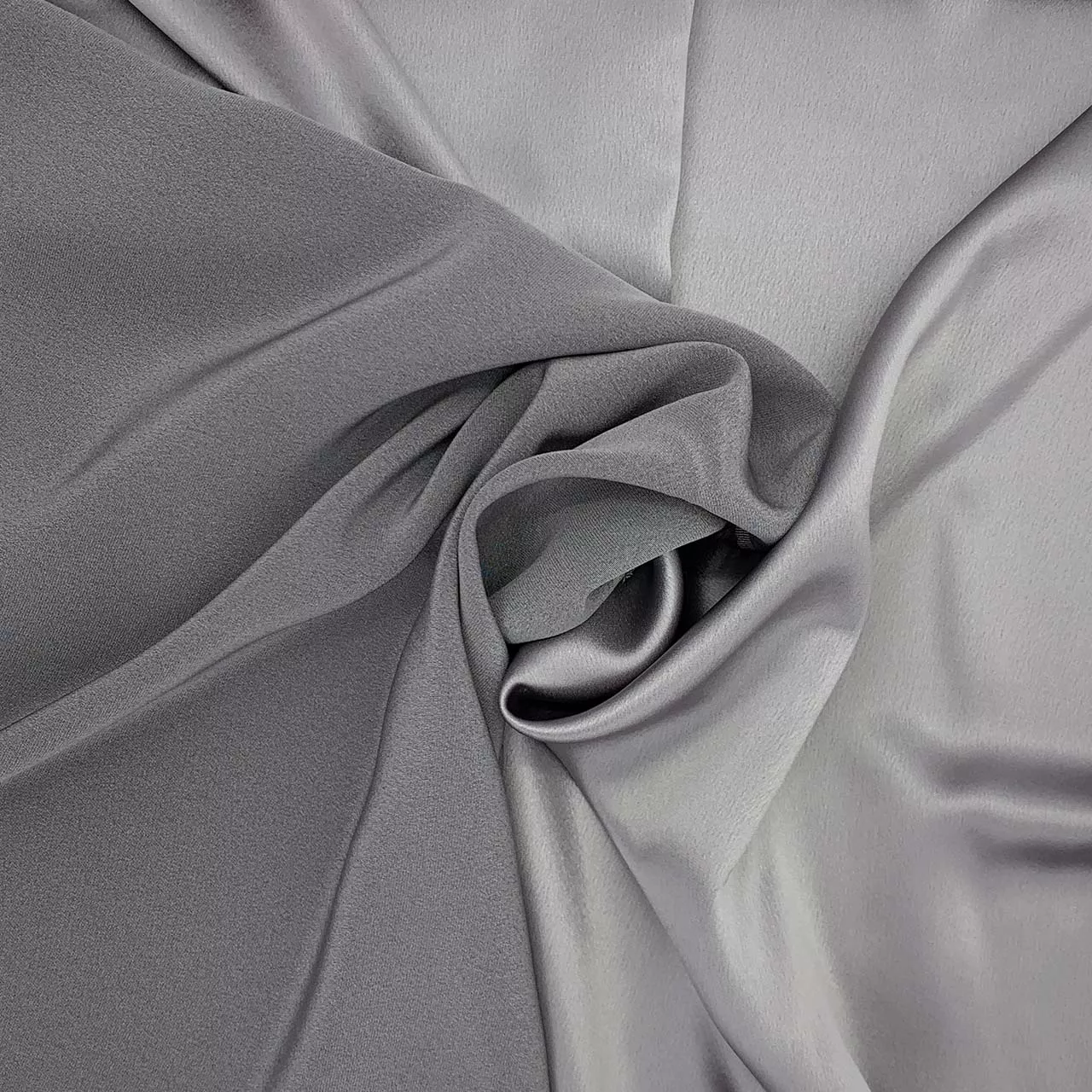 Trieste Crepe Satin | Silver