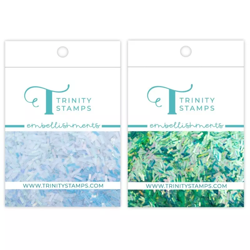 Trinity Stamps Chunky Shreds Flat Embellishments Bundle