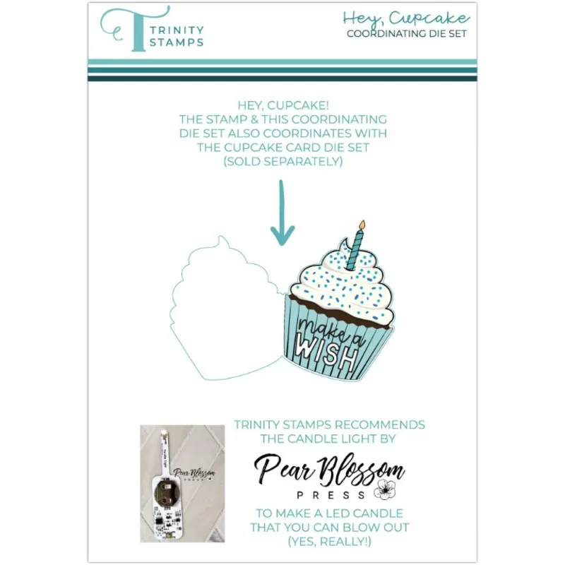 Trinity Stamps Hey Cupcake Die Set tmd-c331*