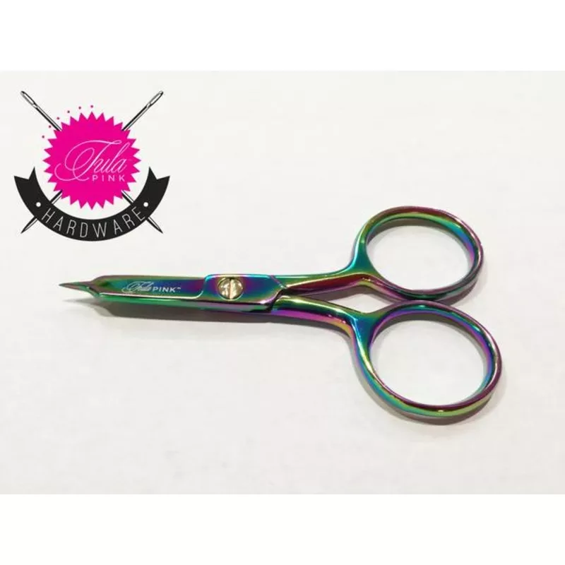 Tula Pink 4 Inch Large Ring Micro Tip Scissors