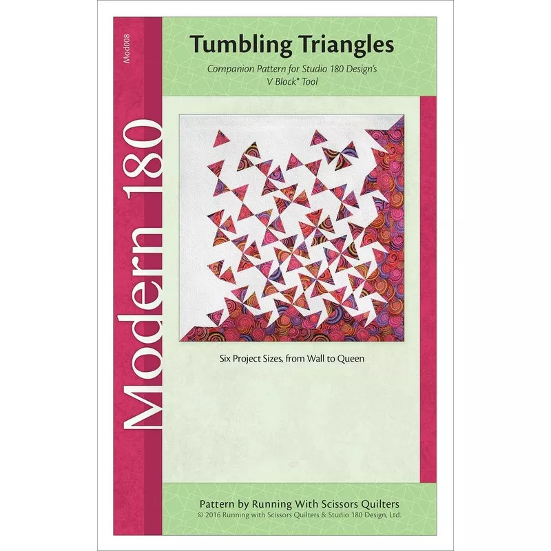 Tumbling Triangles Quilt Pattern by Deb Tucker