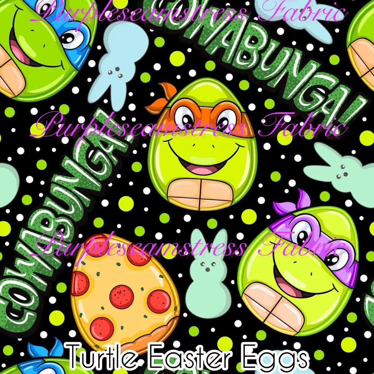 Turtle Easter EggsFabric