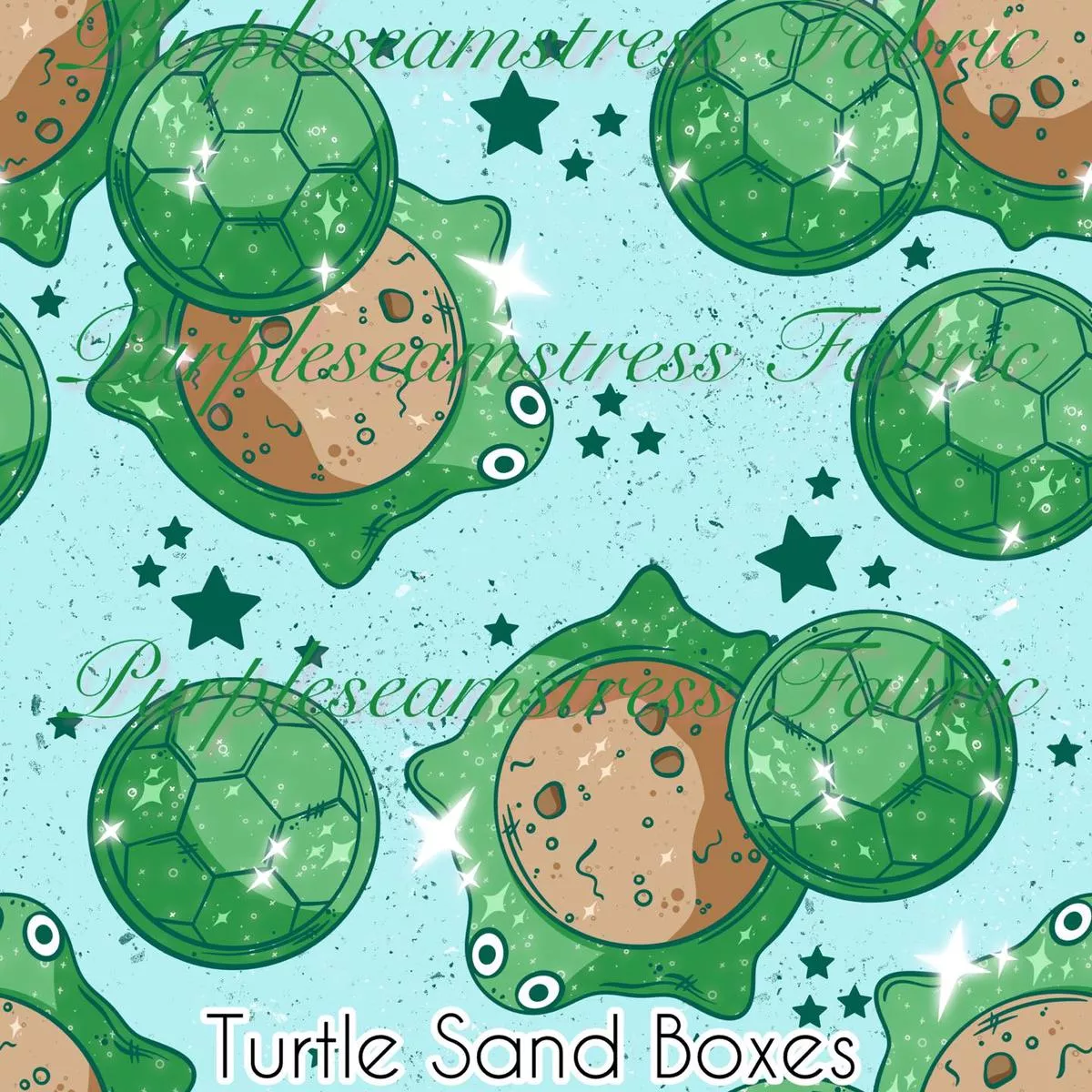 Turtle Sand BoxesFabric