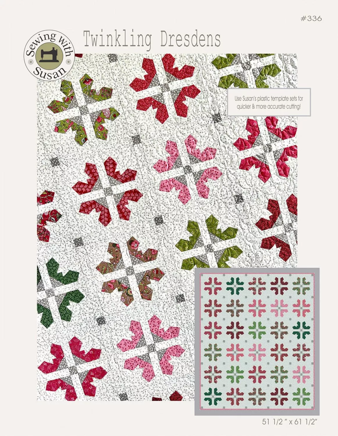 Twinkling Dresdens Quilt Pattern