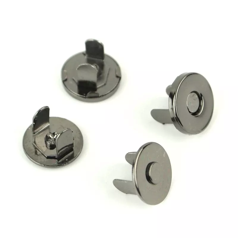 Two Magnetic Snaps 1/2″ Gunmetal