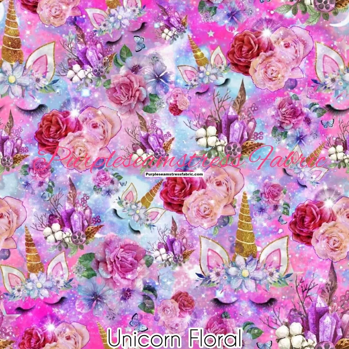 Unicorn FloralFabric