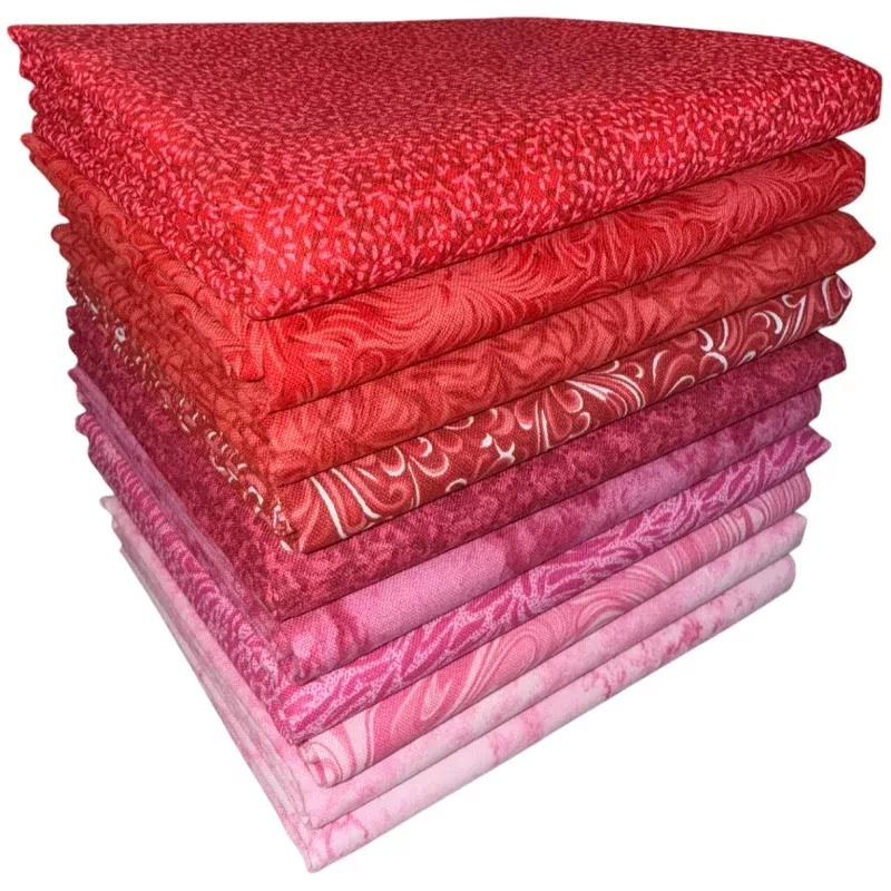Valentine Half-yard Bundle – 10 Fabrics, 5 Total Yards