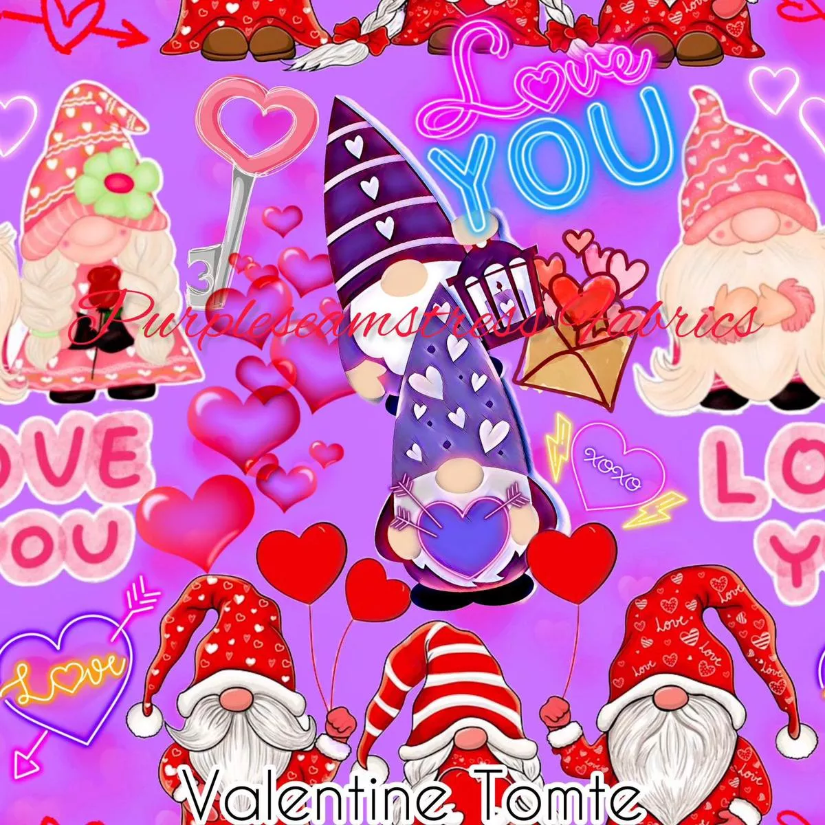 Valentine TomteFabric