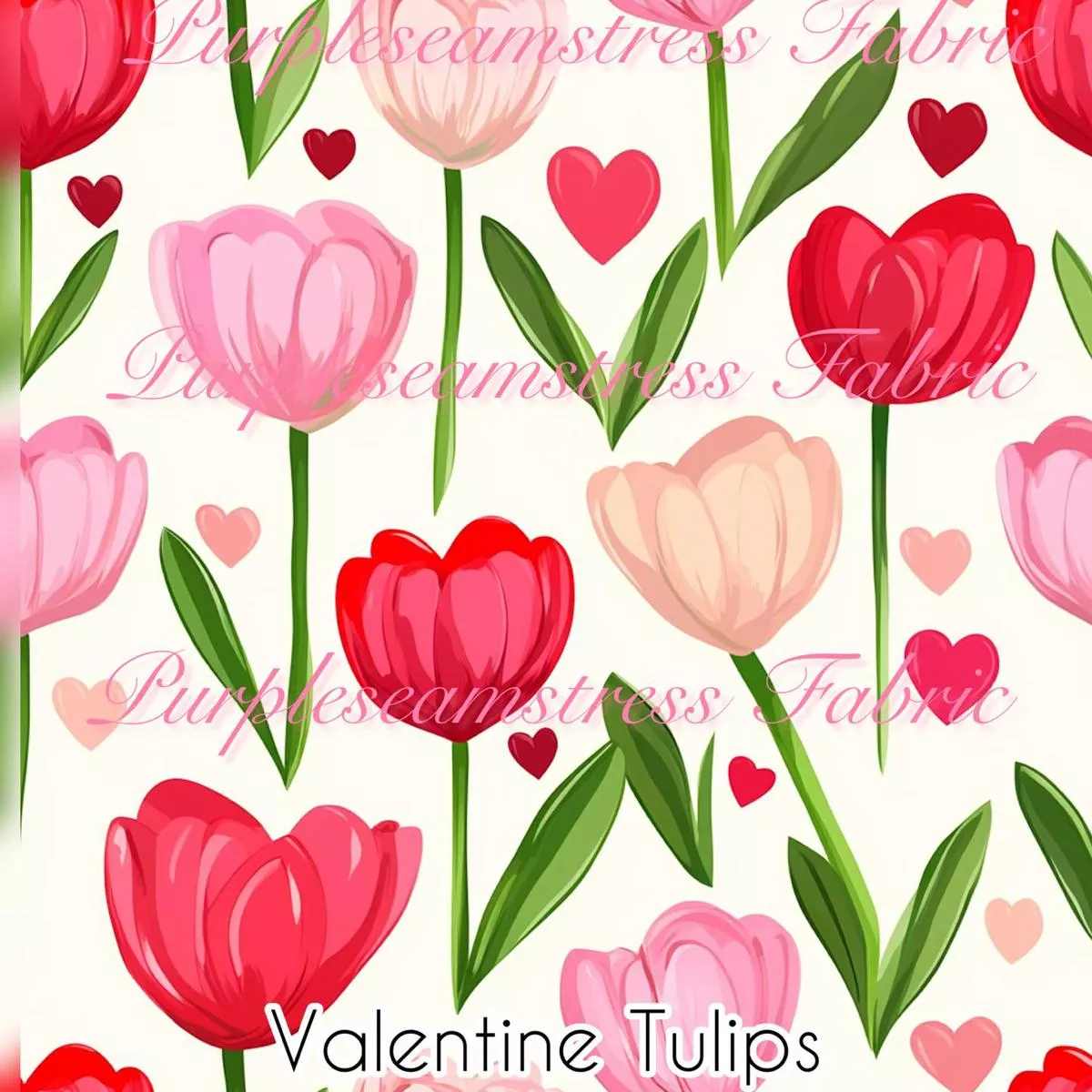 Valentine TulipsFabric