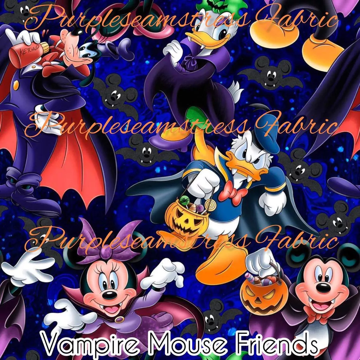 Vampire Mouse FriendsFabric