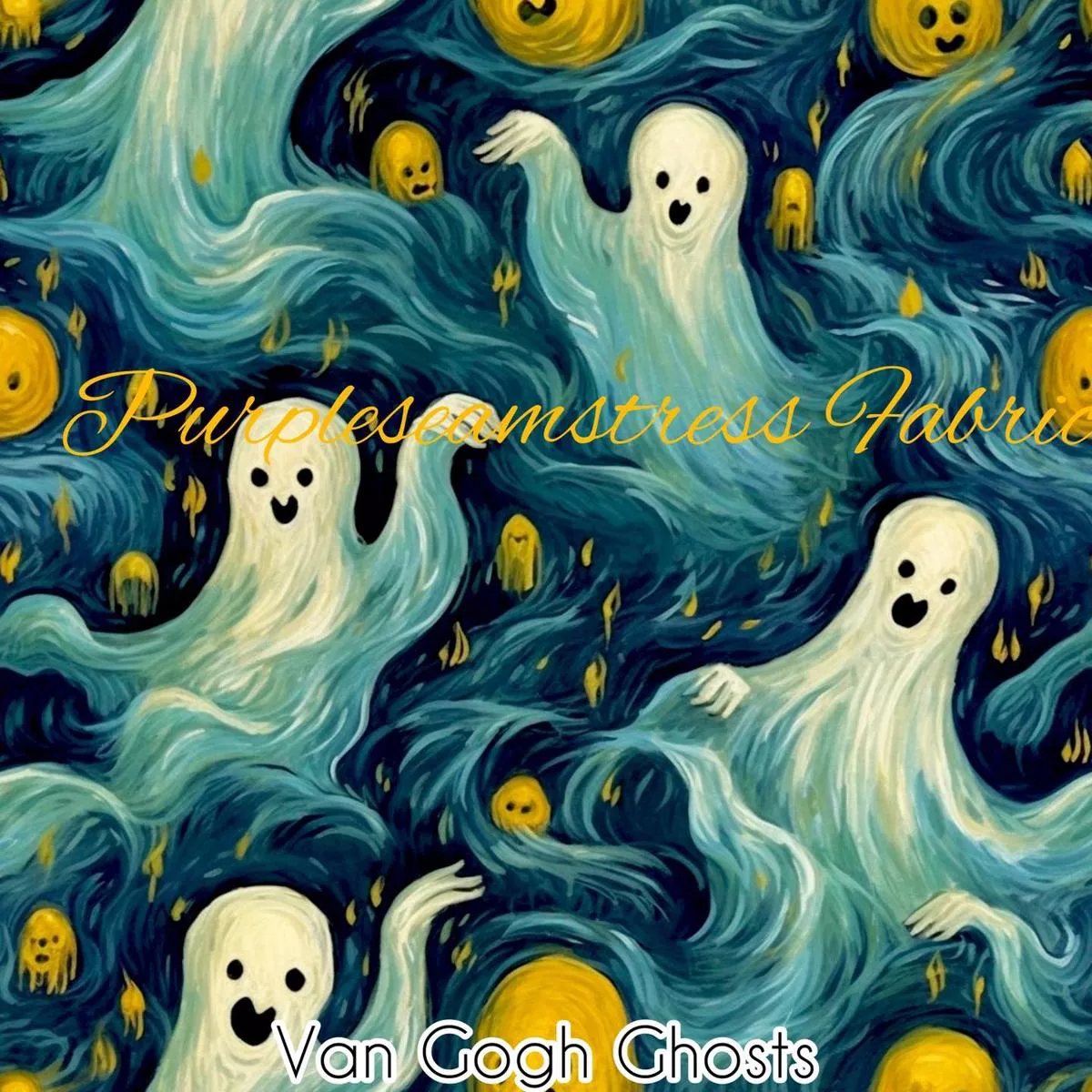 Van Gogh GhostsFabric
