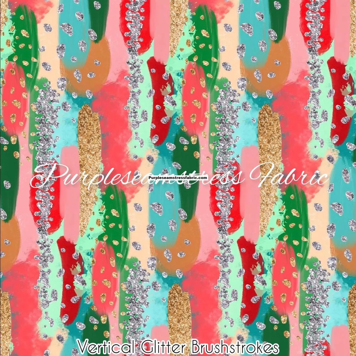 Vertical Glitter BrushstrokesFa…