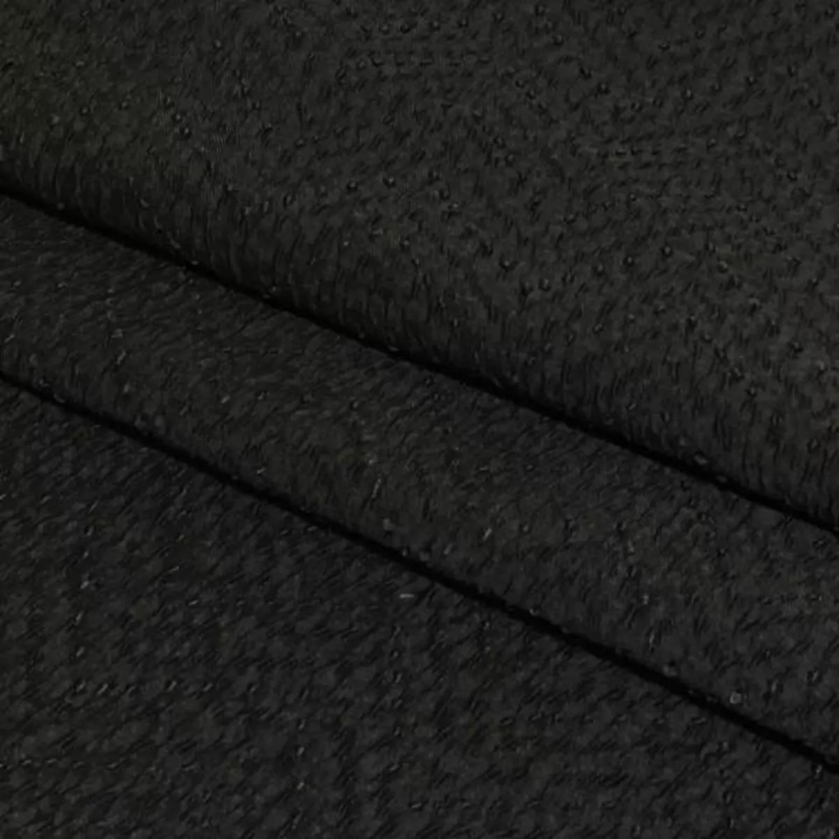 Victor Charcoal Textured Grey Drapery Fabric