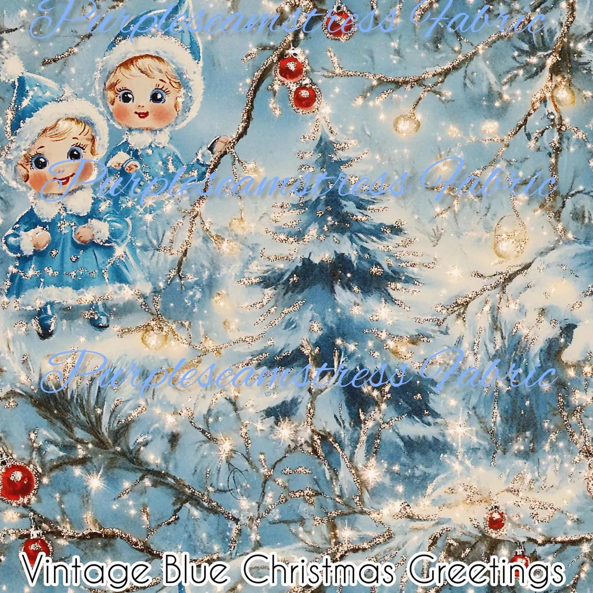 Vintage Blue Cottage GreetingsF…